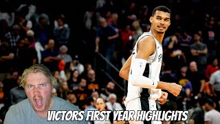 Victor better win Rookie of the Year and DPOY! Reaction to Victor Wembanyama Highlights