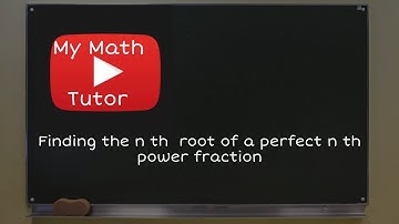 ALEKS | Finding the n th  root of a perfect n th  power fraction