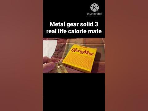 Metal gear solid 3 calorie mate real life chocolate flavored - YouTube