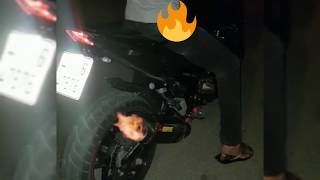 Kawasaki Z800 (Akrapovič) flames