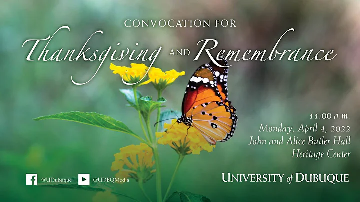 2022 Convocation for Thanksgiving and Remembrance ...