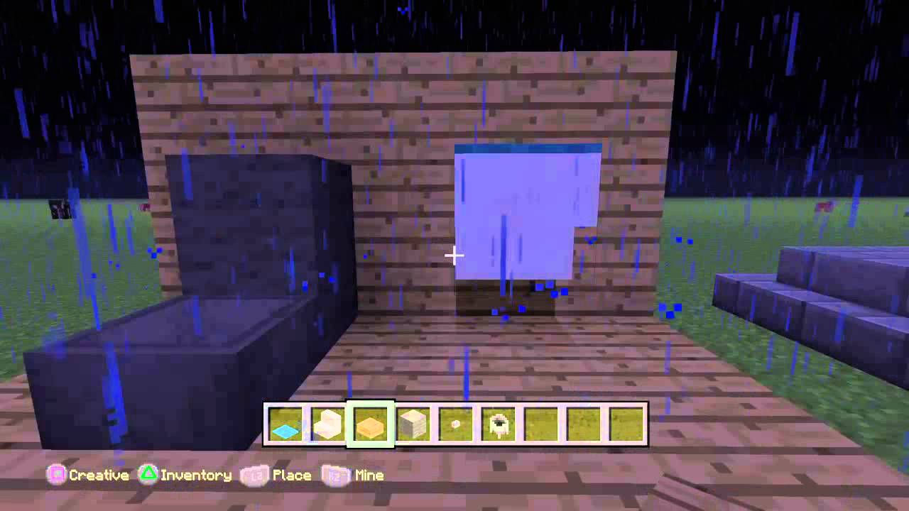 Minecraft PlayStation®4 How to make a hand dryer YouTube