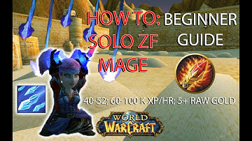 Classic WoW - HOW TO: Solo ZF GY Mage 40+ | Anniversary Realms | Beginner Friendly