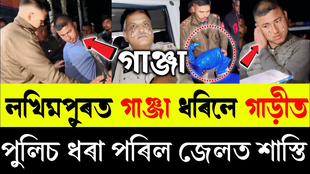 লখিমপুৰত আচঁল গাঞ্জা ধৰা পৰিল | পুলিচৰ লাইচেন্স নাই ধৰিলে পাব্লিক চাওঁক | Drazx Waranty Case |