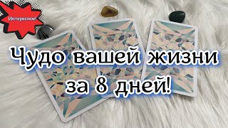 Какое Чудо произойдет в ближайшие 8 дней?! Не пропусти! Гадание Расклад Онлайн на таро