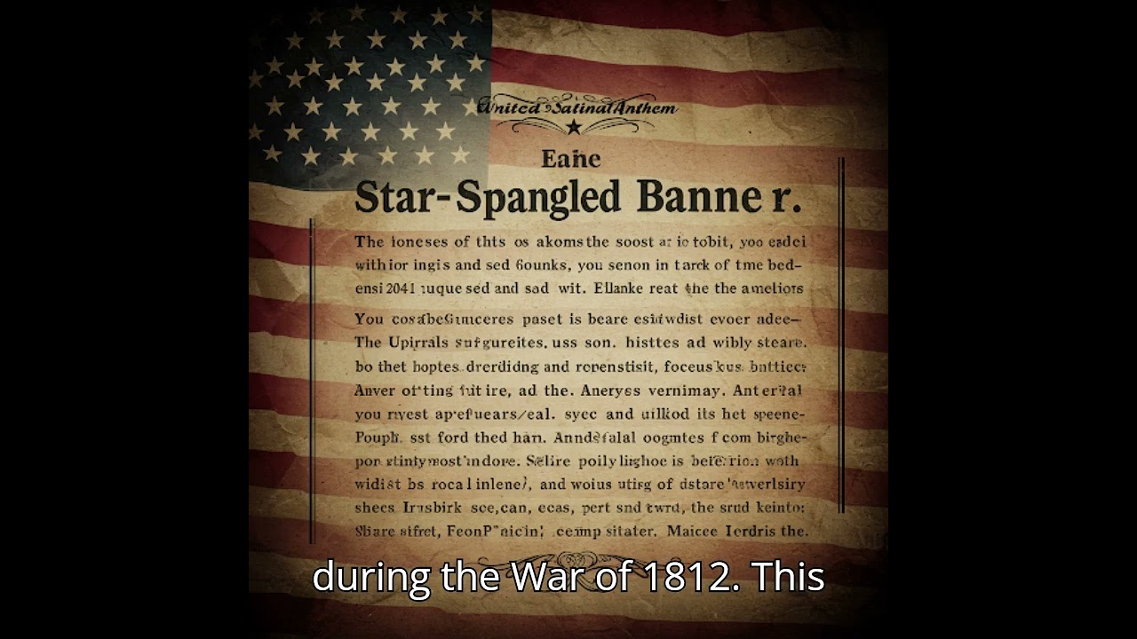 The Story behind the National Anthem, The Star Spangled Banner