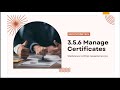 Security Pro+ || Test Out |3.5.6 Manage Certificates