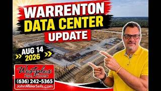 What does the Warrenton Data Center construction site actually look like right now