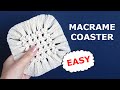 Macrame coaster | Easy coaster