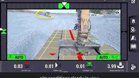 Trimble Earthworks for Excavators - Augmented Reality Camera
