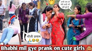 Bhabhi Ji Namaste Prank On Cute Girls Funny Prank Jaiker