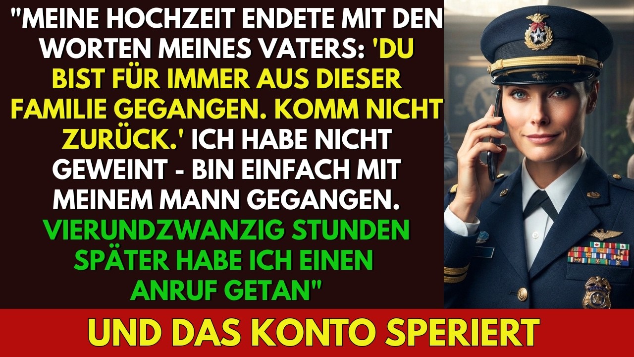 Ich stand in meinem Hochzeitskleid, als mein Vater das Mikrofon nahm und mir vor allen Gästen ein Ultimatum stellte: Meine Karriere sei sinnlos, und sein Geld bekäme ich nur, wenn ich aufhörte zu...