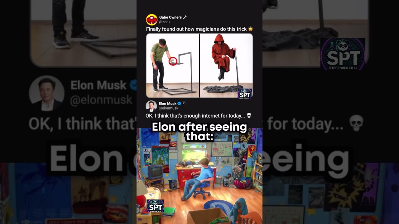 Sleduj How Floating Magicians ACTUALLY Do It! 🤯 #shorts #MagicianSecret#MagicTrickExposed #ElonMusk #Memes na YouTube Sleduj How Floating Magicians ACTUALLY Do It! 🤯 #shorts #MagicianSecret#MagicTrickExposed #ElonMusk #Memes na YouTube