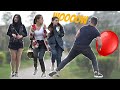 Crazy guy on street prank   awesome reactions  