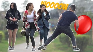 🔥Crazy guy on street prank 😲 - AWESOME REACTIONS  😲🔥