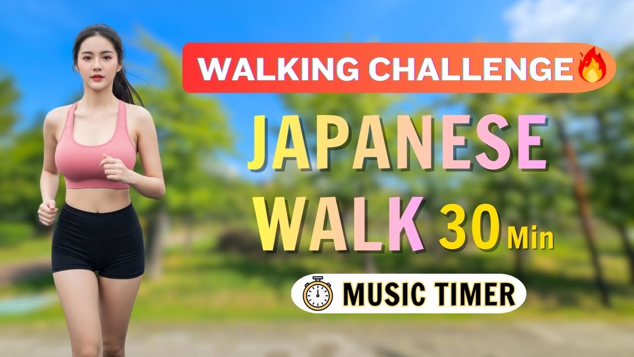 30-Min Japanese Walking Workout at Home 🚶‍♀️ Burn Belly Fat with Low-Impact Cardio