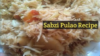 Vegetables Pulao Recipe ? | Best Sabzi Pulao Recipe | Pulao Recipe