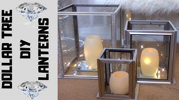 DOLLAR TREE DIY LANTERNS 3 SIZES || DOLLAR TREE DIY HOME DECOR