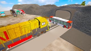 Train Tunnel VS Cars 🚆💥💥 | Teardown