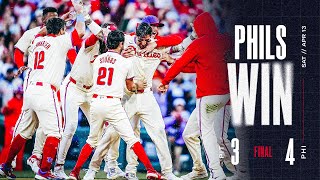 Pirates vs. Phillies Game Highlights (4\/13\/24) | MLB Highlights