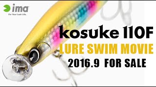 ima / Kosuke （コスケ）110F 水中映像 【fimoルアー研究所】 - YouTube