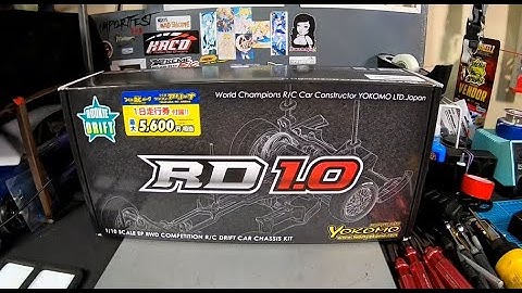 Yokomo RD 1.0 "Rookie Drift" Unboxing