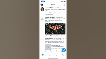 How to see the tweet thread on iPhone