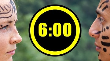 6 Minutes Workout Timer | Interval Timer 30 Seconds | NO MUSIC Countdown