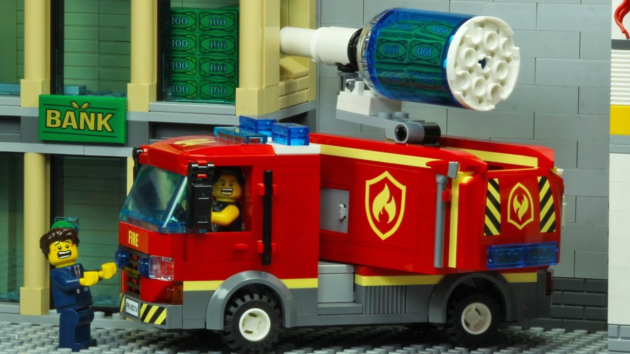 Lego City Fire Command Big Bank Robbery