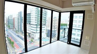ZOOM東新宿 1R 26.35㎡ デザイナーズマンション 角部屋 絶景 ルームツアー ズーム higashishinjuku