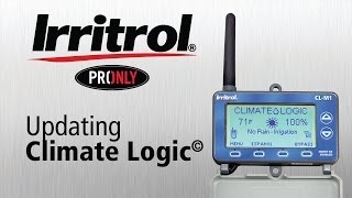 How to update a Climate Logic System in the field.