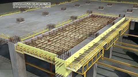 Concrete Floor Slab Construction Process  Bottom up method #SHORTS