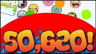 50,620 Mass Highscore - Agario Biggest Cell Score Ever Agar.io Epic Gameplay
