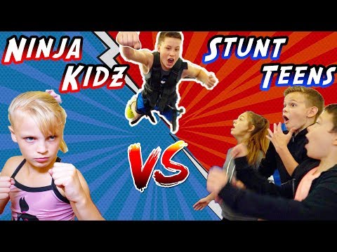 WHO WILL WIN? Ninja Kidz vs Stunt Teens!
