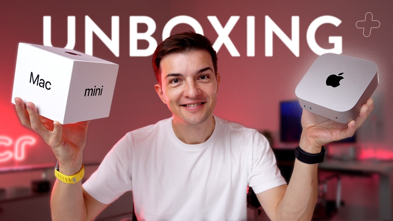 Das ist der neue Mac mini mit M4 Pro! Unboxing & erster Eindruck! - YouTube