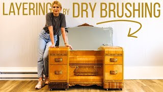 Master the Dry Brush Technique to Effortlessly Layer Furniture