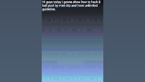 Unlimited Guideline-8 ball pool-easy-with root (android only)