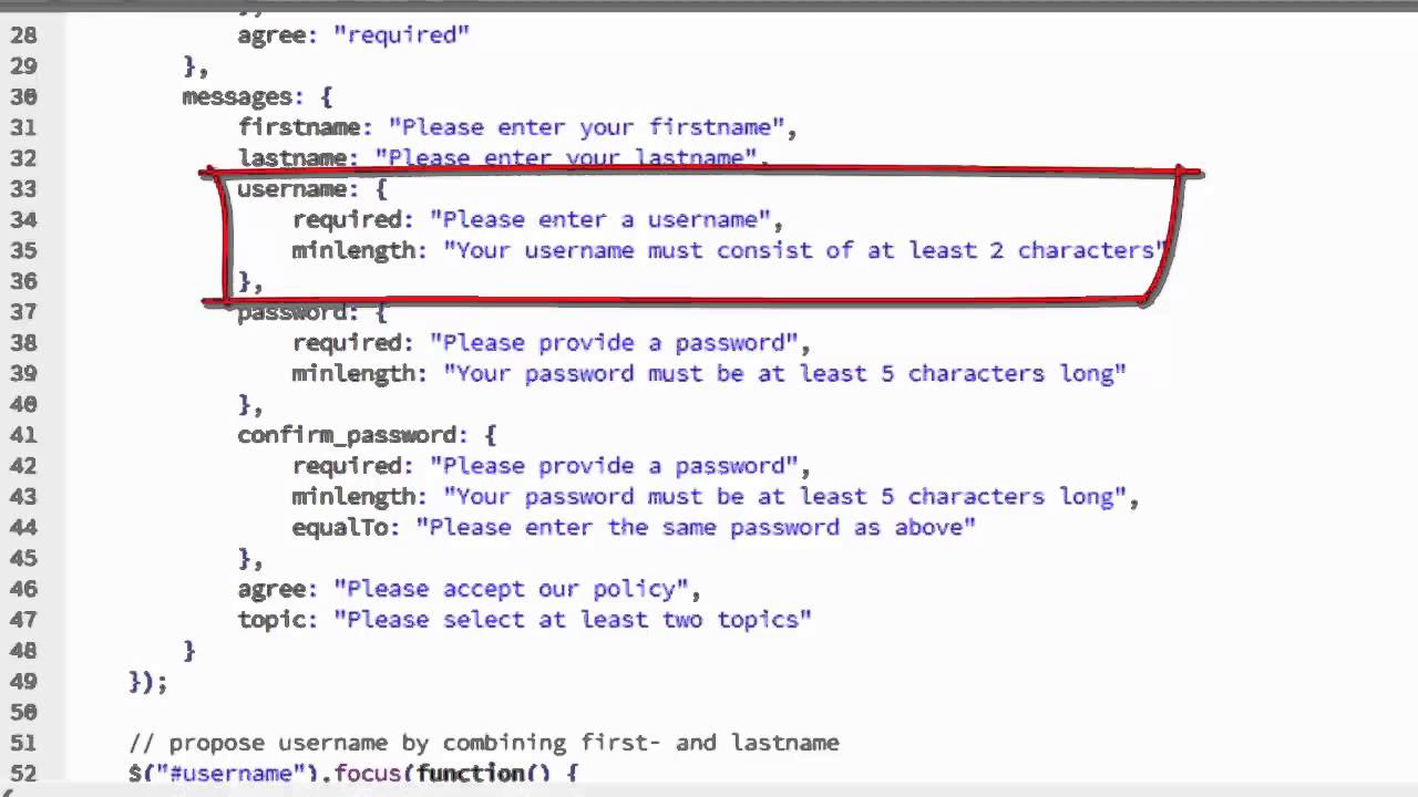 jQuery Validation Plugin - YouTube