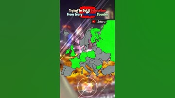 Trying To Get A Sub From Every #european #country | Day 2 | #map #europe #mapping #mapper #shorts