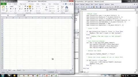 11 SAP Table to Excel