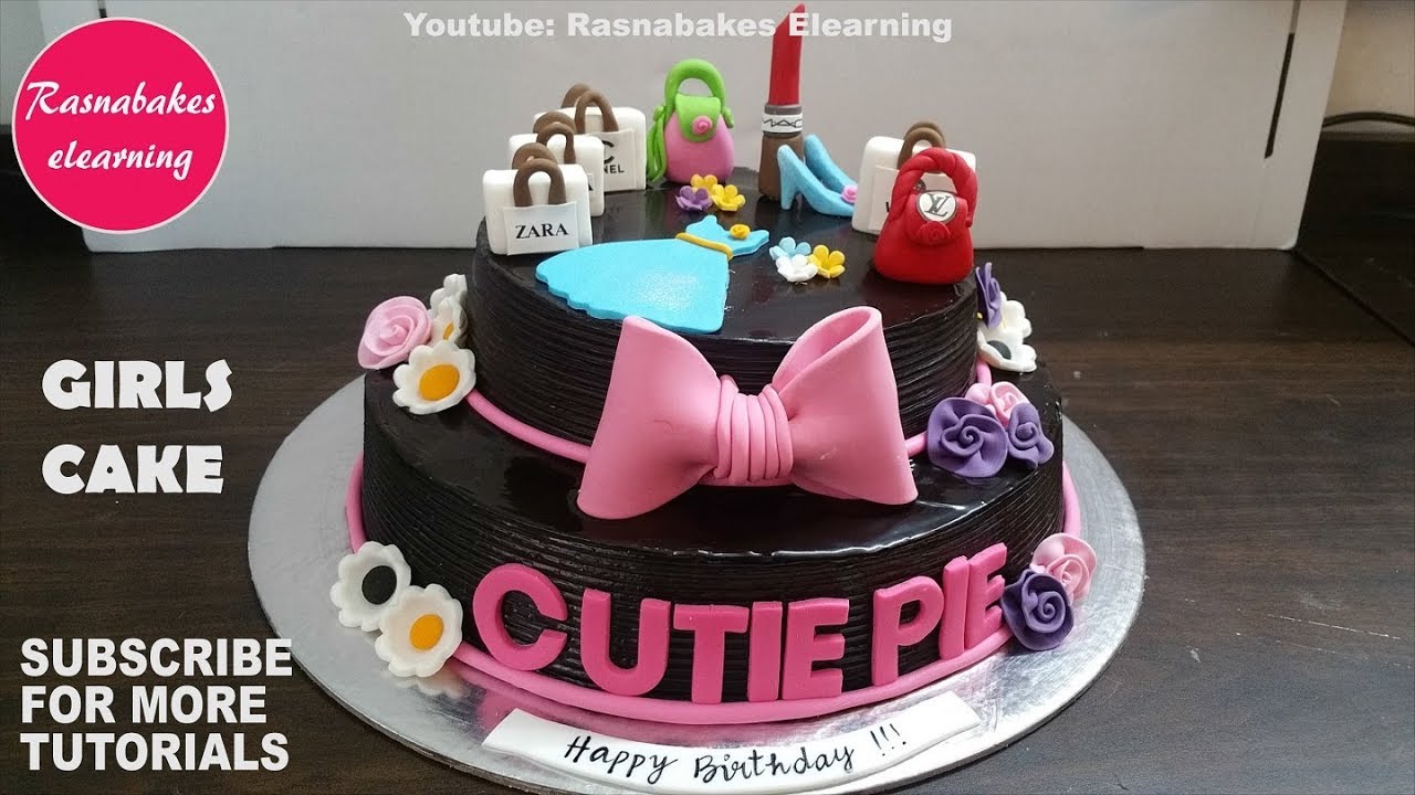 Simple Creative Celebration Birthday Cakes For Women Or Girls - teenage girl roblox birthday cake for girls
