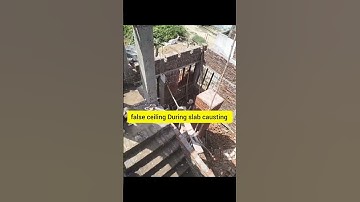false ceiling design during slab causting #False #Cealing #design