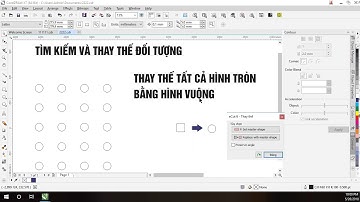Thay thế hàng loạt đối tượng trong CorelDraw bằng eCut6 - ecutvn.com