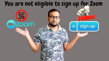 Zoom App sign up / sign in problem solved / Zoom app you are not eligible this time solution 2020