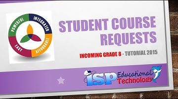 8th Grade RenWeb Course Request Tutorial