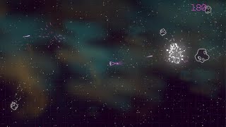 Asteroids: Recharged gameplay