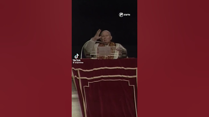 L' ultima apparizione di papa Wojtyla