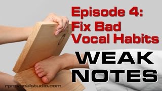 SINGING LESSON : Fix Your Weak Sounding Voice - Free Lessons - NYC
Both My Vocal Courses for $50.00: http://bit.ly/YouTubeDiscount
Fixing weak notes in your singing by having an end result mindset.
Fix Bad Vocal Habits - Weak Notes - Bad Breath Support
* Weak Notes
* Bad Breath Support
* Vocal Compression
* Strengthen Your Voice
* Free Vocal Exercises
* Contemporary Singing
LEARN MORE:
Learn About My Vocal Products: http://www.thevoxshop.com
Take Lessons with me!: http://www.rpmvocalstudio.com
VIDEO PLAYLISTS:
Vocal Warm Ups: http://bit.ly/1z3VaoS
Performance Tips: http://bit.ly/1qZRPnU
Fixing Vocal Breaks: http://bit.ly/1z3VgwF
Bridging to Head Voice: http://bit.ly/13y2YSW
Breath Support: http://bit.ly/1BYpgvc
Head Voice Techniques: http://bit.ly/1BYpimF
Advanced Vocal Technique: http://bit.ly/1sF7gTz
FOLLOW ME:
On Facebook: http://tinyurl.com/mjfrgvx
On Twitter: https://twitter.com/RocktheStageNYC
On Vimeo: https://vimeo.com/kevinrichards
On Google+ https://plus.google.com/+RocktheStageNYC/
Subscribe to channel: http://bit.ly/rockthestagenyc
BUY MY VOCAL COURSES:
http://www.thevoxshop.com
TAKE LESSONS WITH ME!:
http://www.rpmvocalstudio.com SINGING LESSON : Fix Your Weak Sounding Voice - Free Lessons - NYC