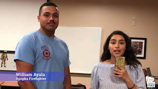 The Apopka Voice Interview with  Firefighter William Ayala
