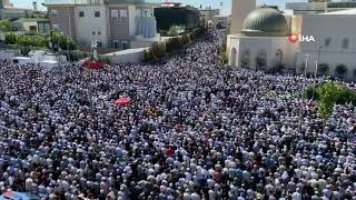 Yüzbinlerce kişi katıldı! Menzil Şeyhi Seyyid Abdulbaki El Hüseyni son yolculuğuna uğurlandı